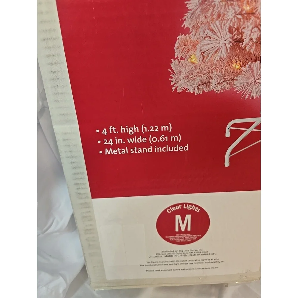 Winter Wonder‎ Lane Dancer Pre-lit Tree 4 Ft 70 Clear Lights NEW